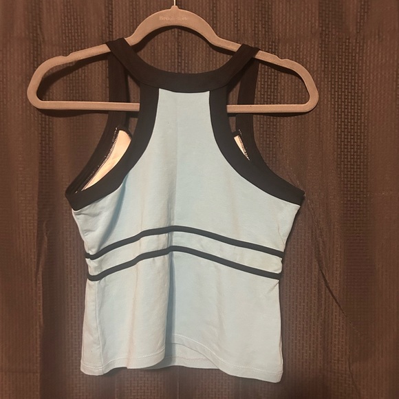 Sassa Activewear Baby Blue and Black Active Top XL - Picture 3 of 4